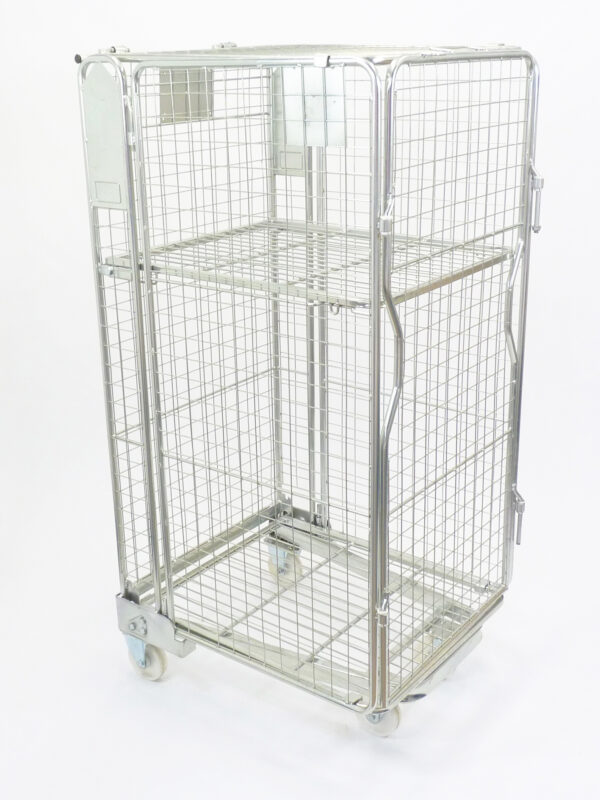 4 Sided Full Security Cage with Shelf