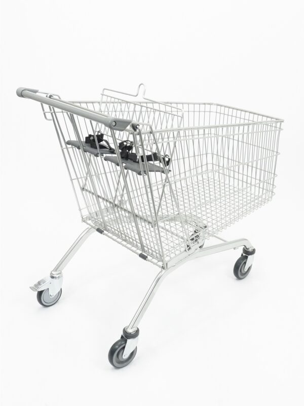 212 Litre Twin Toddler Shopping Trolley