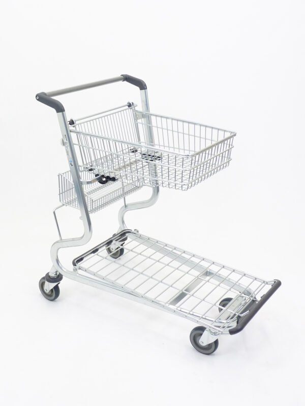 MUC300 Flatbed Trolley with 2 baskets New - Image 2