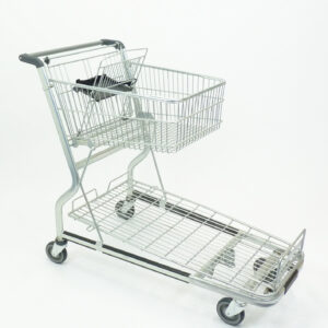 MUC400 Flatbed Trolley with Fixed Basket