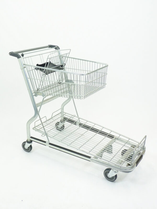 MUC400 Flatbed Trolley with Fixed Basket