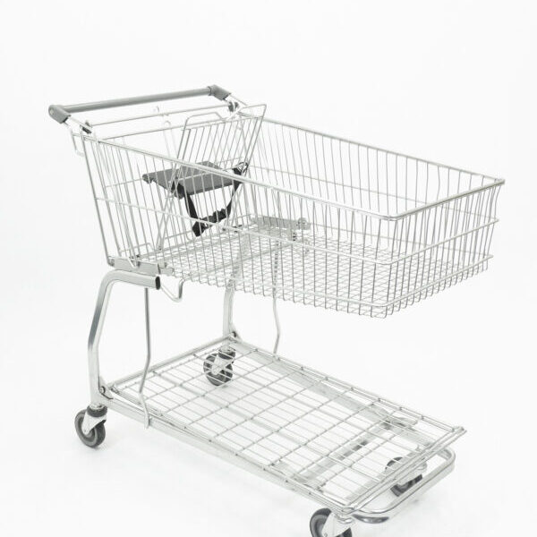 Cash and Carry trolley with a fixed basket and platform Refurbished