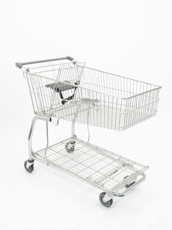 Cash and Carry trolley with a fixed basket and platform Refurbished