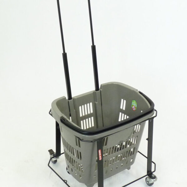 Mobile Basket Stacker for 34 Litre Plastic Rolling Shopping Baskets New