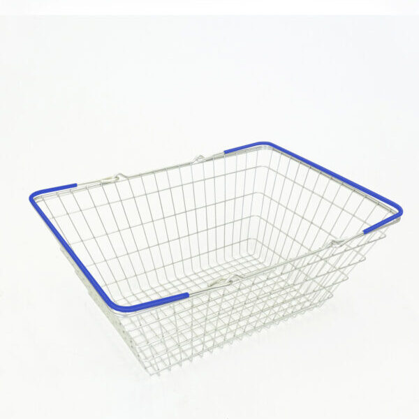 23 Litre Wire Shopping Basket New Pack of 10 - Free Delivery