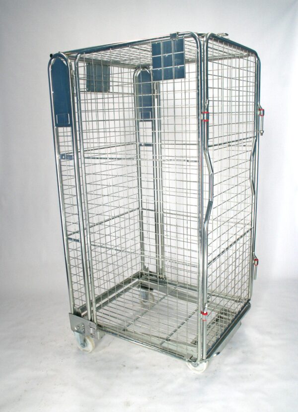 4 Sided Full security mesh Roll Cage with no shelf and a roof