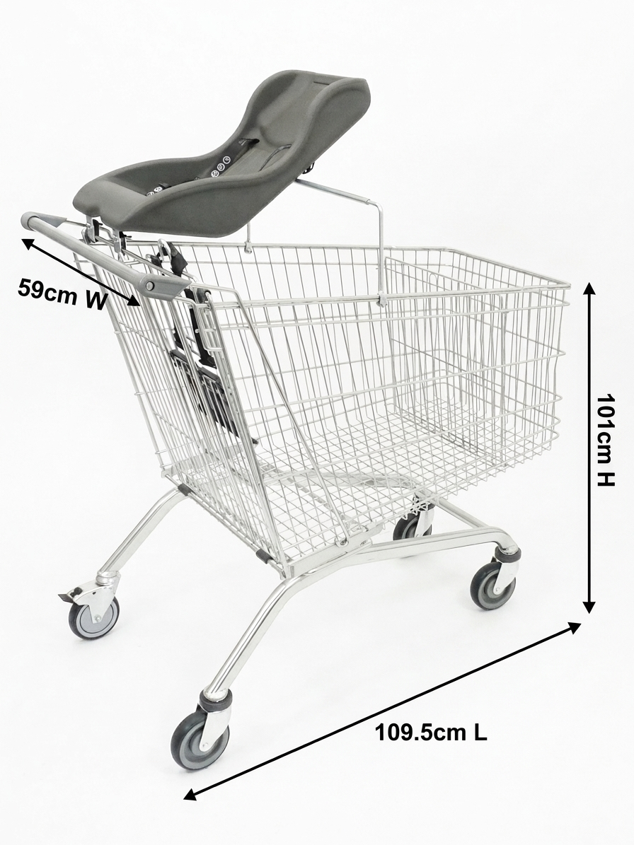 212 Litre Baby and Toddler Shopping Trolley Refurbished - Image 2